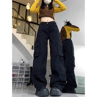 Casual Street High cod Match Street fashion American Style Straight Overalls Unique Loose Retro Hund