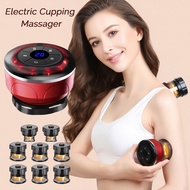 Foreverlily 60KPa Electric Cupping Massager 8 Cupping Cups Relieve Fatigue Dredge Meridian Scraping 