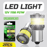 2PCS 1156 BA15S P21W Canbus LED Bulb For Car Turn Signal Light Side Marker Light 6500K White