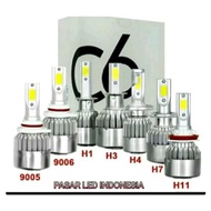 C6 H11 H1 H4 H3 H7 HB3 9005 HB4 9006 led lamp Lampu LED Kereta Lampu Kereta LED Lampu Depan Kereta L