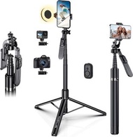 實體店鋪/SF(Stand$198/With RingLight$238)2m Anti-Shake Selfie Stick Tripod,Balance Handle,Remote,for GoP