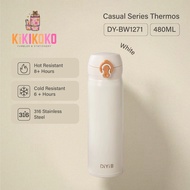 Casual Series 480ML 316 Stainless Steel Insulated Water Bottle Thermos for Office & Students Hot And