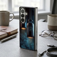 Case Casing Samsung Z Fold 7 6 5 4 3 Modern Cyber Lanterns HS0390