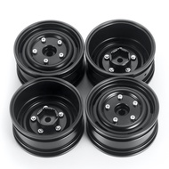 Metal Alloy 1.9" Beadlock Wheel Rims Hubs for Axial SCX10 TRX4 1/10 RC Crawler Upgrade Parts