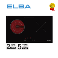 ELBA Built-in Induction Ceramic Hob 2200W (Ceramic) + 2100W (Induction) EICH-Q7052ST(BK) / EICHQ7052