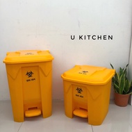 Rayaco Clinical Antimicrobial Pedal Dustbin / Yellow Dustbin / Tong Sampah Klinik 30L 45L