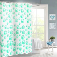 mendekor Droso | tirai kamar mandi anti air shower curtain premium tebal besar