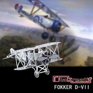 FOKKER D-VII 3D Metal Puzzle - WWI German Airplane Miniature - 3D Nano Puzzle