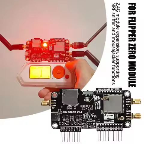 For Flipper Zero 3-in-1 2.4G Expansion Electronic ESP32 Mousejacker Module MAX Storage CC1101 Sub-gh