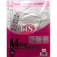 HATA PP 11 HOLE TRANSPARENT SHEET PROTECTOR 3050A