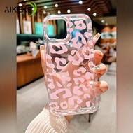 Pink Leopard Print Phone Case For OPPO A80 A5 A3 Pro A3i Plus A36 A58 A58X A57 A79 A78 A77 A76 A56S 