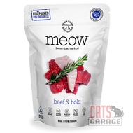 MEOW Freeze Dried Raw Beef &amp; Hoki Grain-Free 50g X4