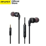 Awei ES-30TY In-Ear Earphone 3.5mm Jack Earbuds Portable HiFi Streo Headphone Super Bass Earphones Headset