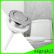 [Szgrqkj2] Toilet Flush Button Sturdy with Thread Diameter Toilet Water Tank Push Button Toilet Tank Parts Single Push Replace for Home