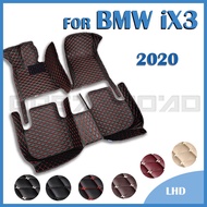 RHD Car Floor Mats For BMW iX3 2020 Custom Auto Foot Pads Automobile Carpet Cover Interior Accessori