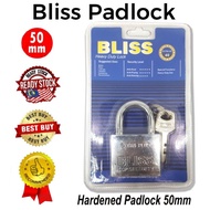 Bliss Padlock 50mm / Gembok Bliss Hardened / Bliss Heavy Duty Lock🔥READY STOCK🔥