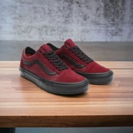 Sepatu Vans Old Skool Skateboarding Breana Geering Port Black Original