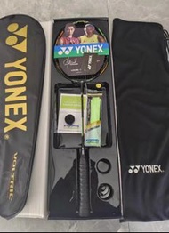 YONEX 尤尼克斯全碳素羽球拍 已穿線 雙刃10橘藍