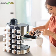 FAMY Coffee Capsule Holder Wall Mounted Coffee Pods Dispenser Coffee Capsule Storage Ra Kitchen Coff
