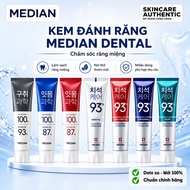 MEDIAN DENTAL IQ 93% Korean Teeth Whitening Toothpaste 4g, 120g