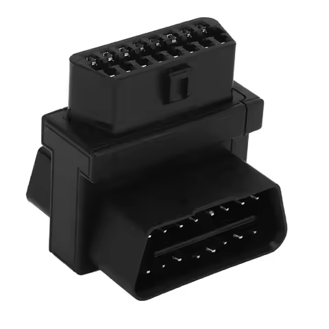 OBD2 Splitter OBD II Full 16pin Port 1 Male Splitter to 2 Extension Converter.