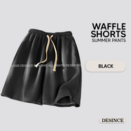 🇲🇾 DESINCE Men Waffle Shorts Drawstring Summer Pants MP 016