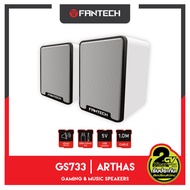 FANTECH Gaming Speaker Stereo GS733 ลำโพงเกมมิ่ง สเตริโอ 2.0 ระบบเสียง 360 Surround Bass ลำโพง เกมส์