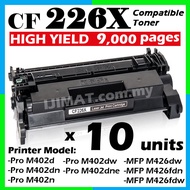 10x Toner Compatible to HP CF226A CF 226A 26A HP26A CF226X 226X LaserJet Pro M402n M402dn M402dw MFP