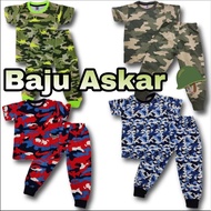 Baju Tidur Budak Baju Askar 🥼 Pyjamas Army Camouflage Kids FusionTex