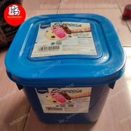 box es krim 8 liter bekas biru