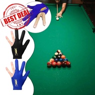 Billiards Three Fingers Glove Spandex Left Hand Snooker Billiard Fitness Accesso Size Glove E3u2