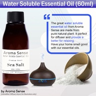 Aroma Sense Sea Salt Water Soluble Essential Oil (60ml) Fresh &amp; Long Lasting