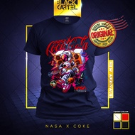 🇲🇾 Baju Nasa ✕ Coke - Astronaut as Musician | Unisex Dewasa & Kids | Cotton | Ready Stock | BLACKKAR