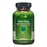 Irwin Naturals Vision Sharp Multi-Nutrient Eye Health with Lutein, Bilberry & Omega-3s - 42 Liquid S