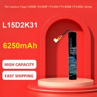 KiKiss Battery For Lenovo Yoga 3-850M Yt3-850F YT3-850 YT3-850M YT3-850L,L15D2K31,6250mAh