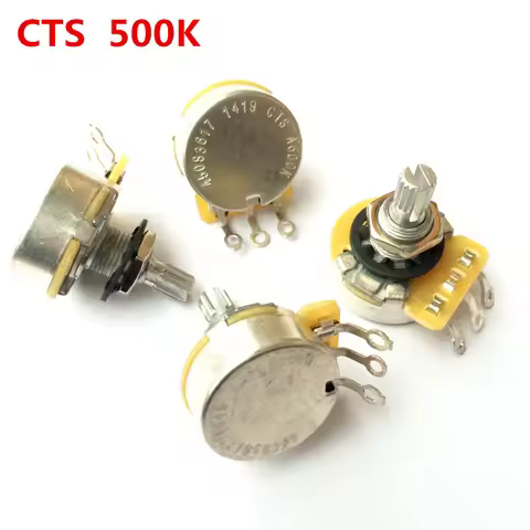 1Pc CTS Genuine B500K Linear Guitar Potentiometer Pot Low Torque And Low Noise Smooth Feel