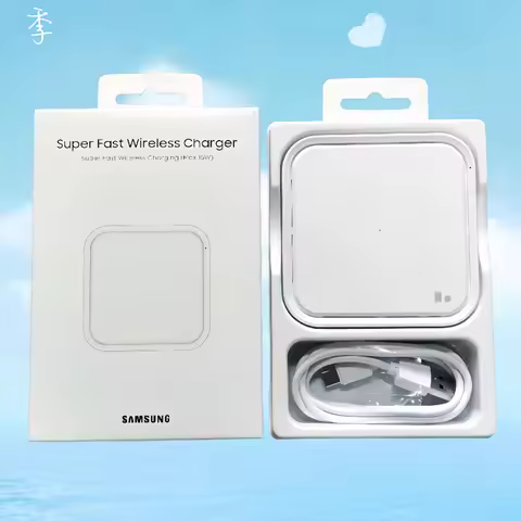 SAMSUNG 22.5w Fast Charge Wireless Charger Pad EP-P2400 For Galaxy S25 S24 S23 FE Note20 Ultra Z Fli