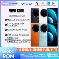 (READY 16GB 512GB HITAM) Vivo X100 5G Mediatek Dimensity 9300 120Hz 100W IP68 BNIB Garansi Resmi 1 Tahun HP Original