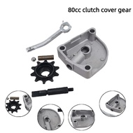 For  Moped 10-Teeth Sprocket 3 Holes Clutch Cover Kit For 49cc 60cc 66cc 80cc Motorized Bicycle