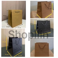Premium Thick Paper Bag 15x12x18 18x11x15/ 21x15x20/ Paper Bag/ Luxury paper bag/ Small paper bag/ U