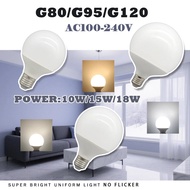 G80 G95 G120 Penjimatan Tenaga Mentol Led Global E27 10w 15w 18w 110lm/w Ac 220v 127v Cri90 Light La