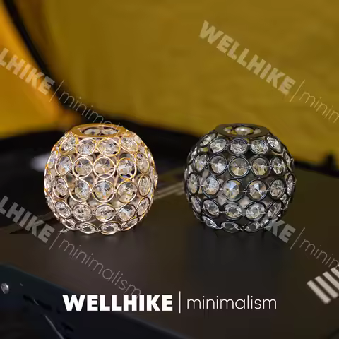 Wellhike Outdoor Crystal Ball Lampshade Camping Atmosphere Fit Goal Zero 38explore Lantern