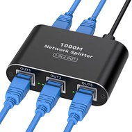 Yours MO-RJ45 LAN Splitter 1 to 4 LAN Splitter Network Switch LAN Splitter Gigabit Ethernet Switch w