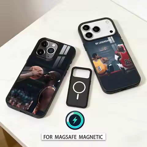 K-Kobe B-Bryant 24 Phone Case For iPhone 17,16,15,14,13,12,Pro,Max For Magsafe Magnetic Wireless Cha
