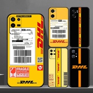 【Y-16】DHL Express label for Realme 3 5 6 7 Pro Q 5i 5s 6i 7i TPU phone case black silicone shockproo