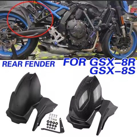 For SUZUKI GSX-8S GSX-8R 2023-2025 Hugger Rear Fender Wheel Mudguard Splash Guard Protector Cover Ba