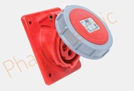 เต้ารับแบบฝังทรงเฉียงชนิดกันน้ำ IP67 PCE ( HACO ) 435-6 / Flanged Sockets Sloping (Position of Earth
