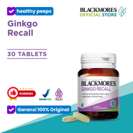 Blackmores ginkgo / ginko / gingko biloba action / recall - vitamin suplemen otak & mata dewasa