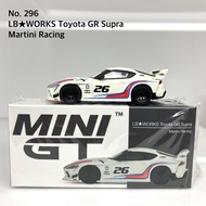 MiniGT No. 296-R LB WORKS Toyota GR Supra Martini Racing