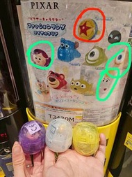 disney pixar 透明戒指扭蛋 toystory 反斗奇兵怪獸大學「換/賣」
